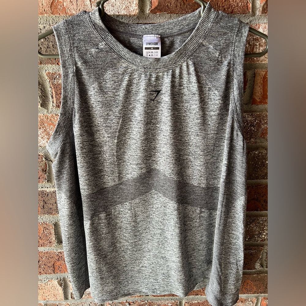 Gymshark Flex Loose Tank Top in the color Charcoal Grey size medium